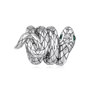 (image pour) Pendentif serpent spirale de style Pandora - SCC2549