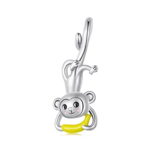 (image pour) Pendentif Singe en style Pandora - SCC2547