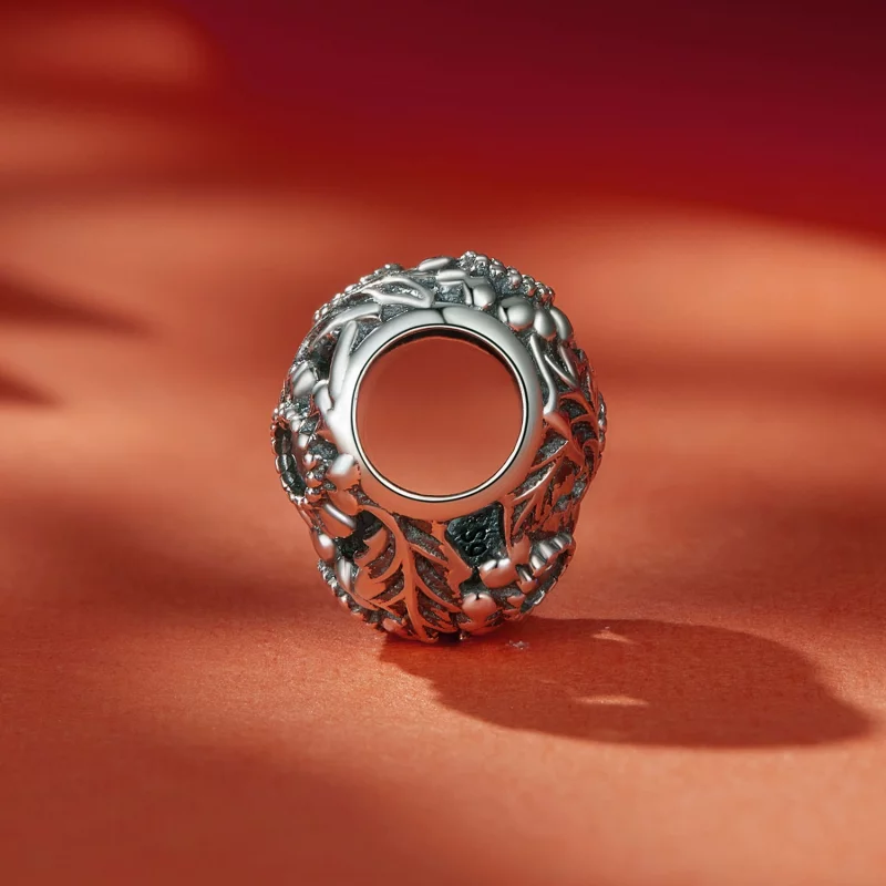 (image pour) Pendentif style Pandora avec motif de lierre vintage - SCC2610 - Afficher 3