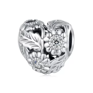 Pendentif style Pandora avec motif de lierre vintage - SCC2610 (image pour) Pendentif style Pandora avec motif de lierre vintage - SCC2610