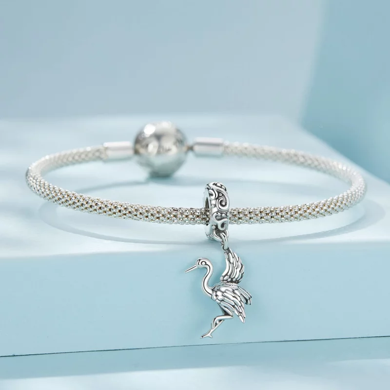 (image pour) Pendentif style Pandora Grue - SCC2634 - Afficher 3