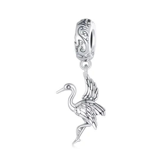 (image pour) Pendentif style Pandora Grue - SCC2634