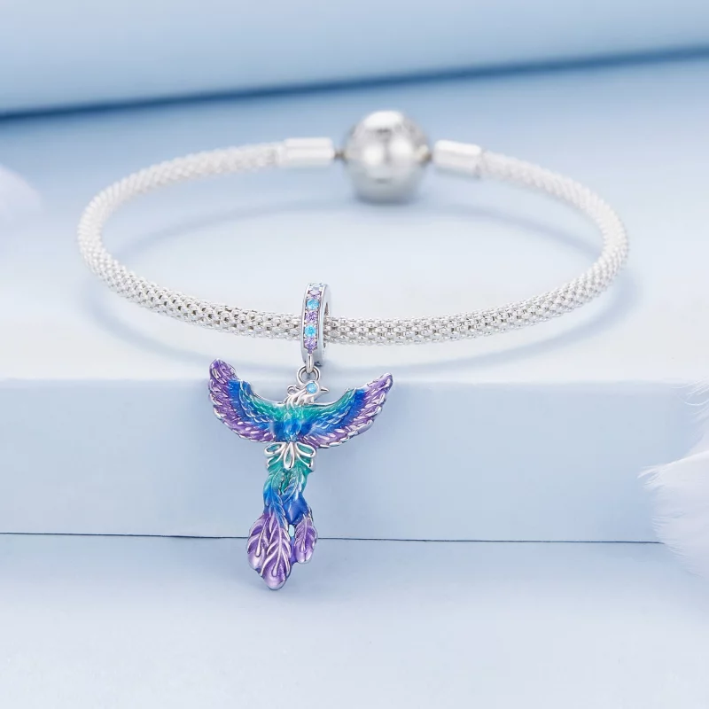 (image pour) Pendentif style Pandora Phoenix - BSC880 - Afficher 3