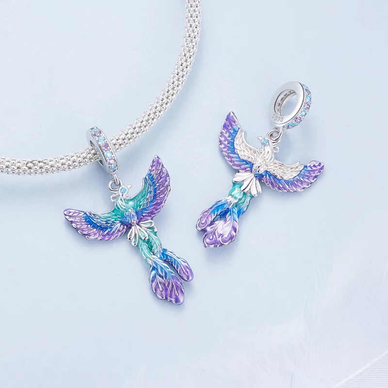 (image pour) Pendentif style Pandora Phoenix - BSC880 - Afficher 4