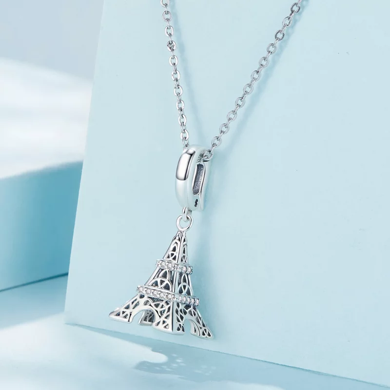 (image pour) Pendentif style Pandora Tour Eiffel - SCC2570 - Afficher 3