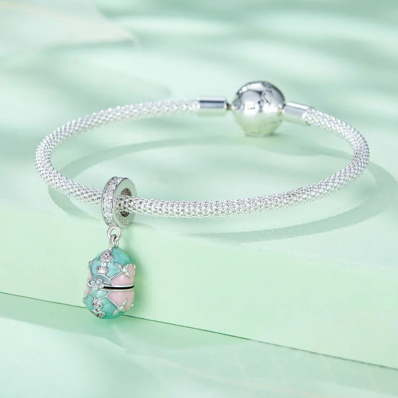 (image pour) Pendentif œuf de Pâques style Pandora - BSC779 - Afficher 4