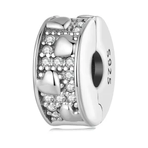 (image pour) Pince en forme de cœur de style Pandora - SCC2492