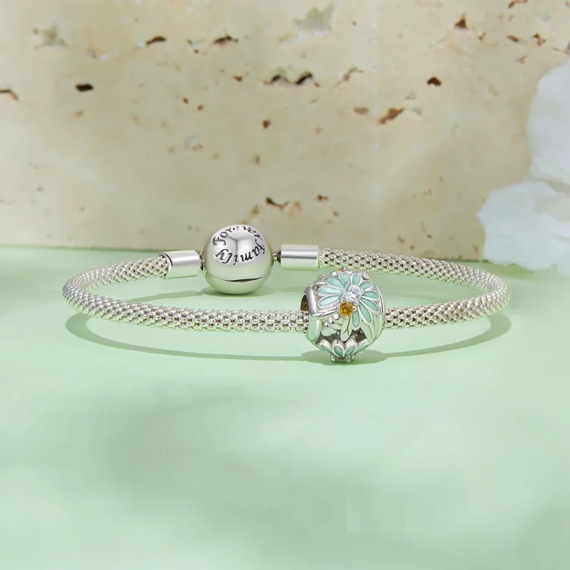 (image pour) Style Pandora Charme Abeille Marguerite - BSC895 - Afficher 5