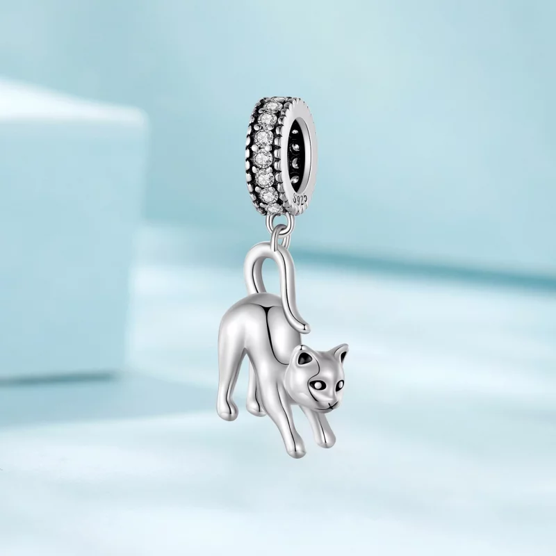 (image pour) Style Pandora Chat Pendule - SCC2595 - Afficher 2