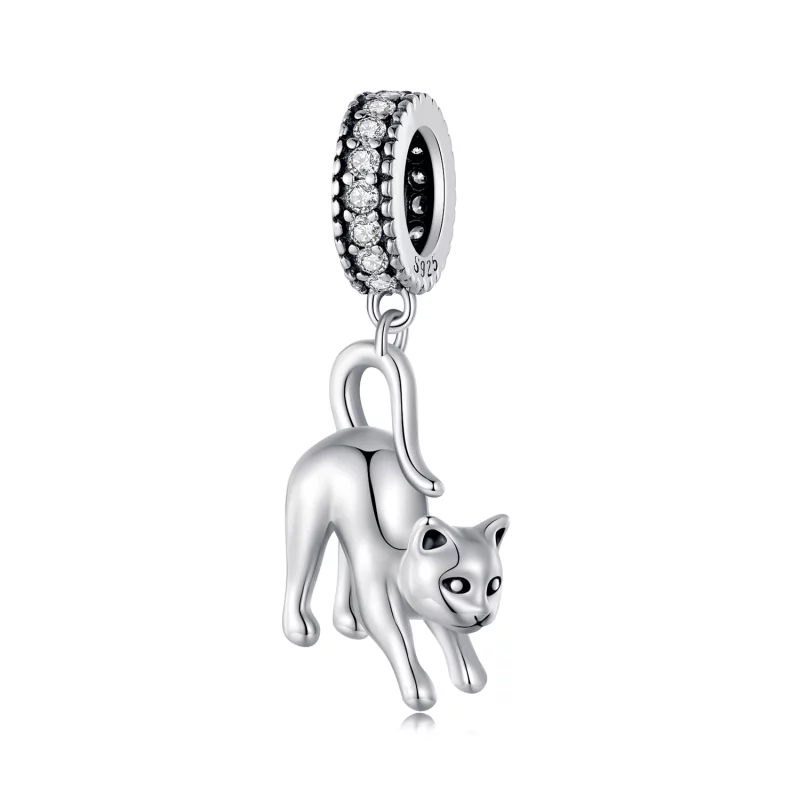 (image pour) Style Pandora Chat Pendule - SCC2595