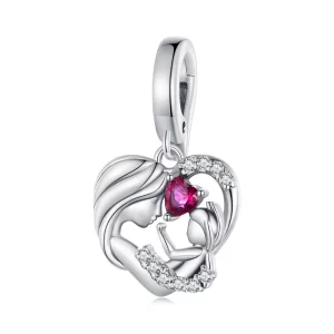 (image pour) Style Pandora Mère et Fils Étreinte Dangle - BSC901