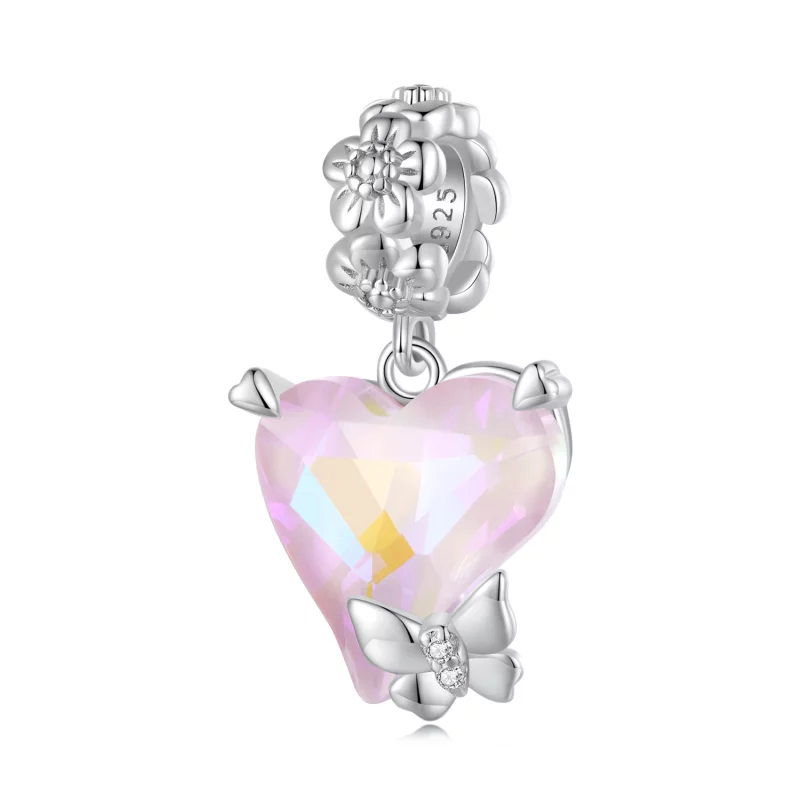 (image pour) Style Pandora papillon moka à breloque - BSC809 - Afficher 6