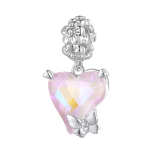 (image pour) Style Pandora papillon moka à breloque - BSC809