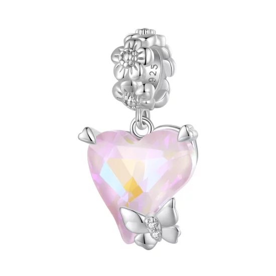 (image pour) Style Pandora papillon moka à breloque - BSC809