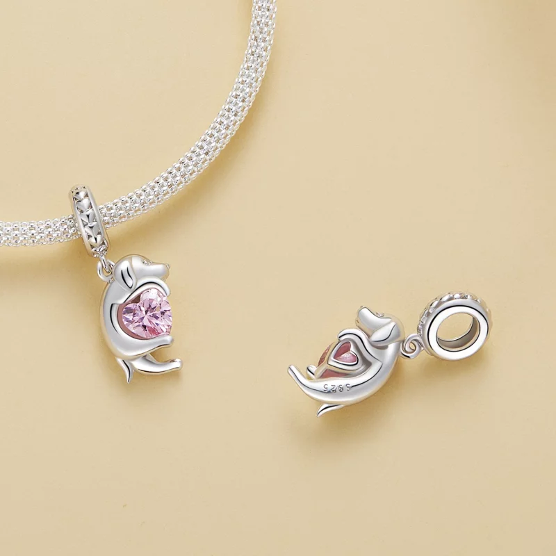 (image pour) Style Pandora Petit Pendentif Golden Retriever - BSC799 - Afficher 4
