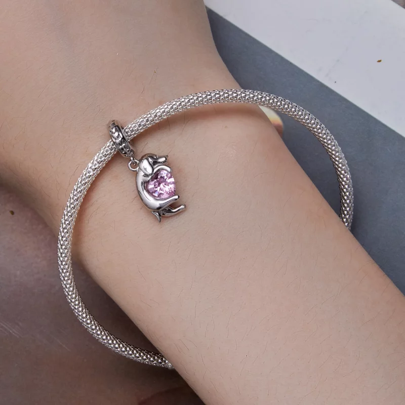 (image pour) Style Pandora Petit Pendentif Golden Retriever - BSC799 - Afficher 5