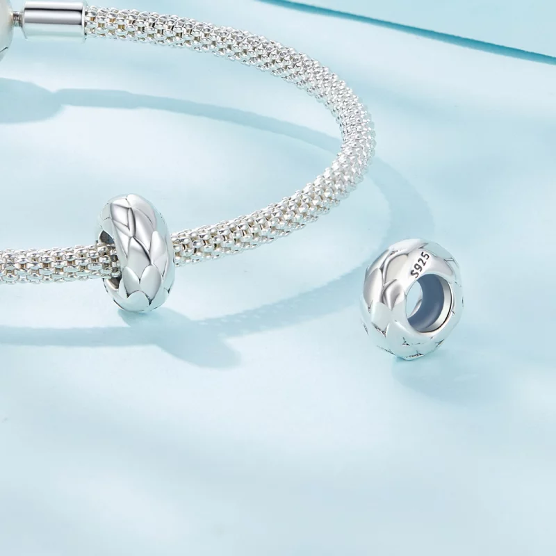 (image pour) Style Pandora Plume Silicone Spacer - SCC2564 - Afficher 4