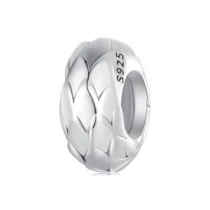 (image pour) Style Pandora Plume Silicone Spacer - SCC2564