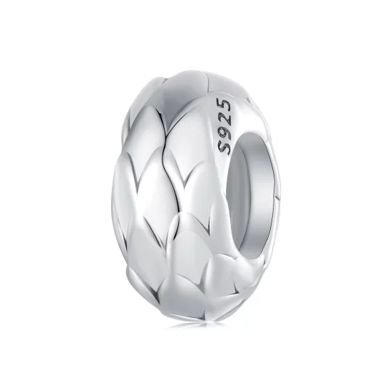 (image pour) Style Pandora Plume Silicone Spacer - SCC2564