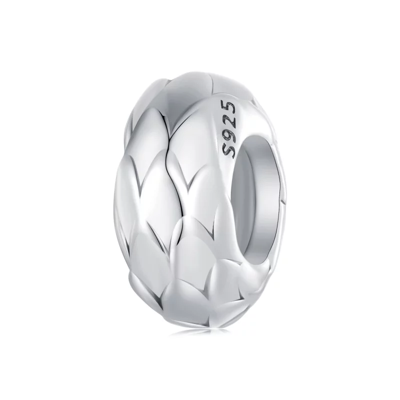 (image pour) Style Pandora Plume Silicone Spacer - SCC2564