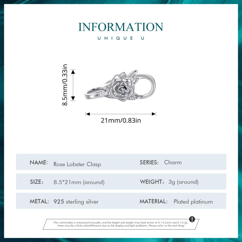 (image pour) Style Pandora Rose Double Fermoir Homard - BSP024 - Afficher 4