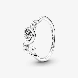 (image pour) Bague Cœur Strass Maman Pandora - 191149C01