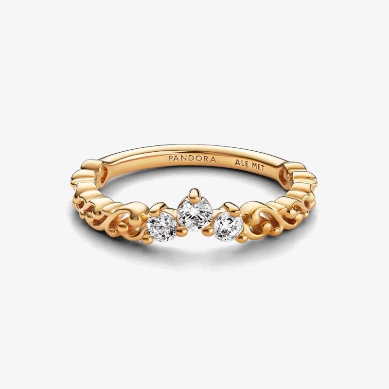 (image pour) Bague Diadème Volute Royale Pandora - 162232C01 - Afficher 6