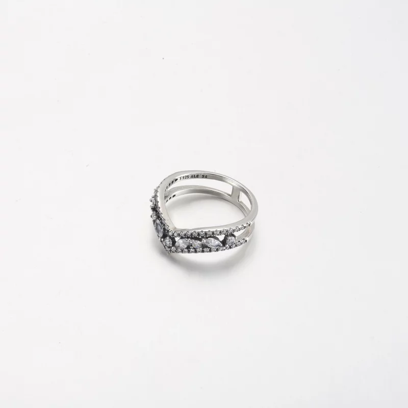 (image pour) Bague double brésilienne Marquise étincelante Pandora - 199095C01 - Afficher 3