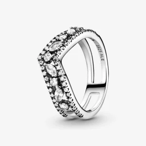 Bague double brésilienne Marquise étincelante Pandora - 199095C01 (image pour) Bague double brésilienne Marquise étincelante Pandora - 199095C01