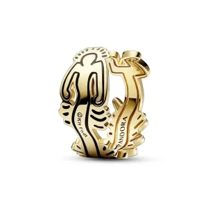 (image pour) Bague ouverte avec personnage ondulé Keith Haring™ x Pandora - 162226C01
