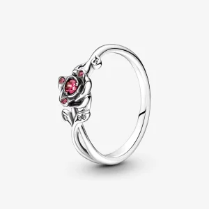 (image pour) Bague Rose Disney La Belle et la Bête de Pandora - 190017C01