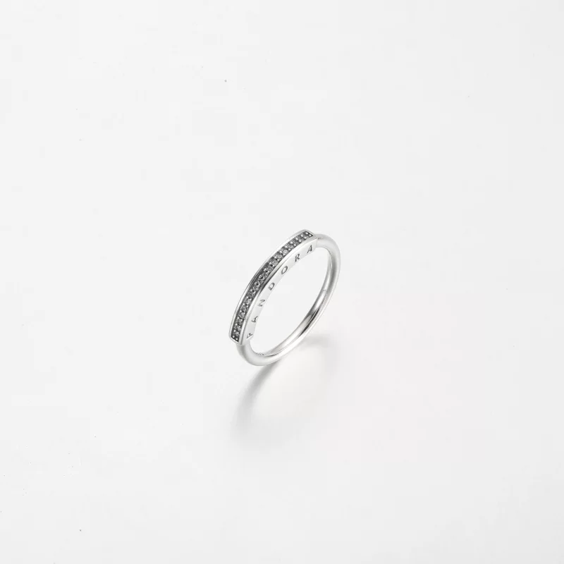 (image pour) Bague Signature I-D Pavé Pandora - 192283C01 - Afficher 2