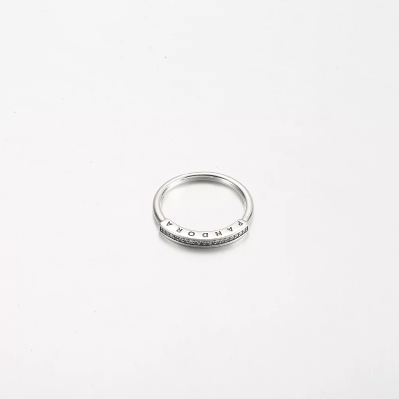 (image pour) Bague Signature I-D Pavé Pandora - 192283C01 - Afficher 3
