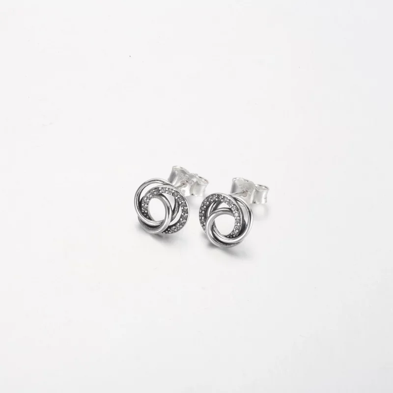 (image pour) Boucles d'oreille Pandora Famille Toujours Unie - 291076C01 - Afficher 2