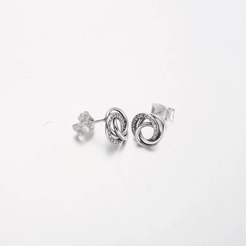 (image pour) Boucles d'oreille Pandora Famille Toujours Unie - 291076C01 - Afficher 4