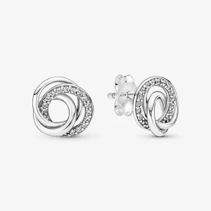 (image pour) Boucles d'oreille Pandora Famille Toujours Unie - 291076C01