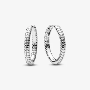 Boucles d'oreilles créoles petits charms Pandora Moments - 292728C00 (image pour) Boucles d'oreilles créoles petits charms Pandora Moments - 292728C00