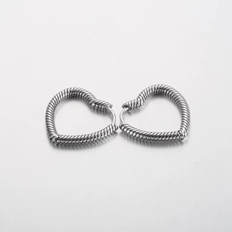 (image pour) Boucles d'oreilles cœurs Moments Pandora - 292236C00 - Afficher 4