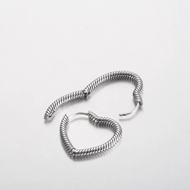 (image pour) Boucles d'oreilles cœurs Moments Pandora - 292236C00 - Afficher 5