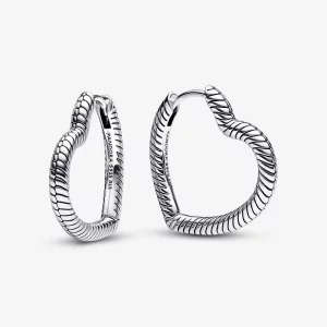 Boucles d'oreilles cœurs Moments Pandora - 292236C00 (image pour) Boucles d'oreilles cœurs Moments Pandora - 292236C00