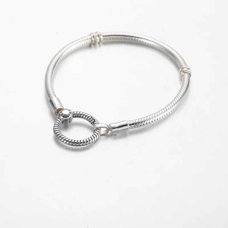 (image pour) Bracelet Chaîne Serpent Fermoir O Moments Pandora - 592242C00 - Afficher 3