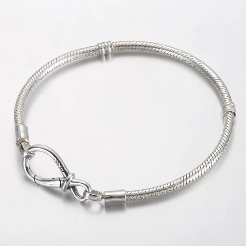 (image pour) Bracelet Chaîne Serpent Nœud Infini Pandora Moments - 590792C00 - Afficher 2