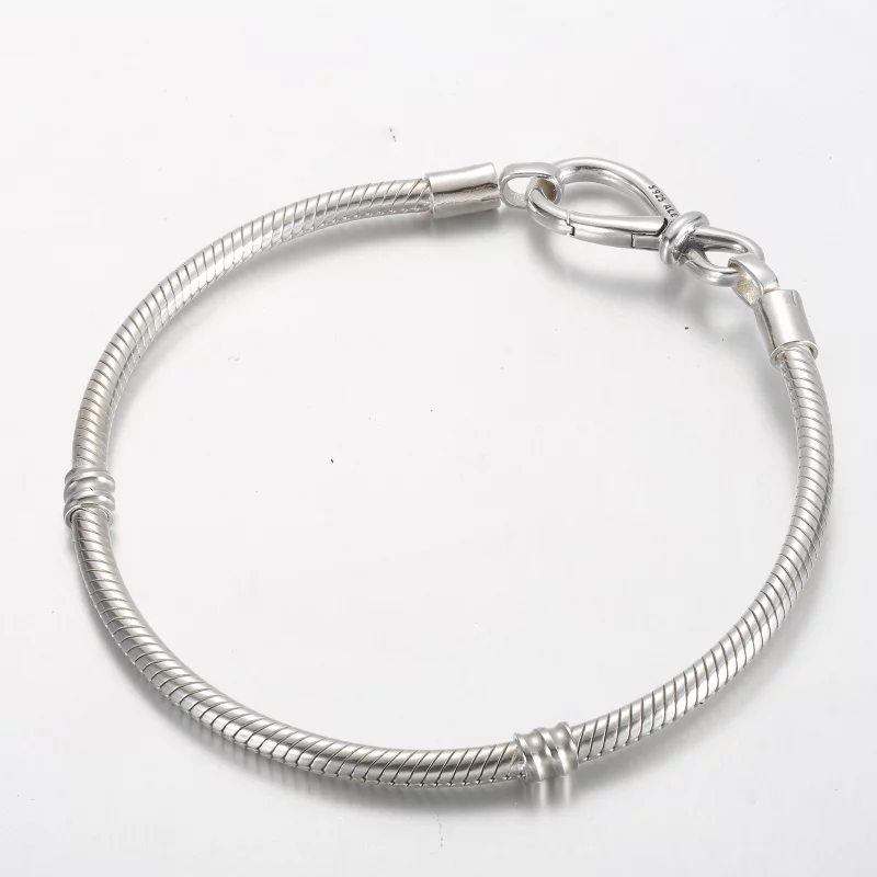 (image pour) Bracelet Chaîne Serpent Nœud Infini Pandora Moments - 590792C00 - Afficher 3