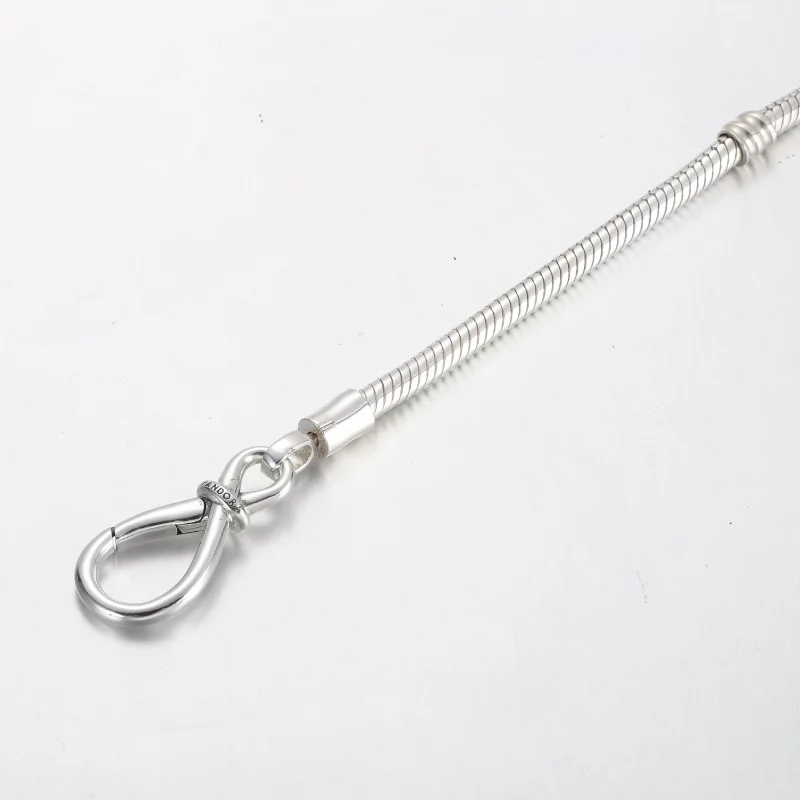 (image pour) Bracelet Chaîne Serpent Nœud Infini Pandora Moments - 590792C00 - Afficher 5