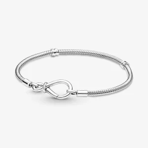 (image pour) Bracelet Chaîne Serpent Nœud Infini Pandora Moments - 590792C00