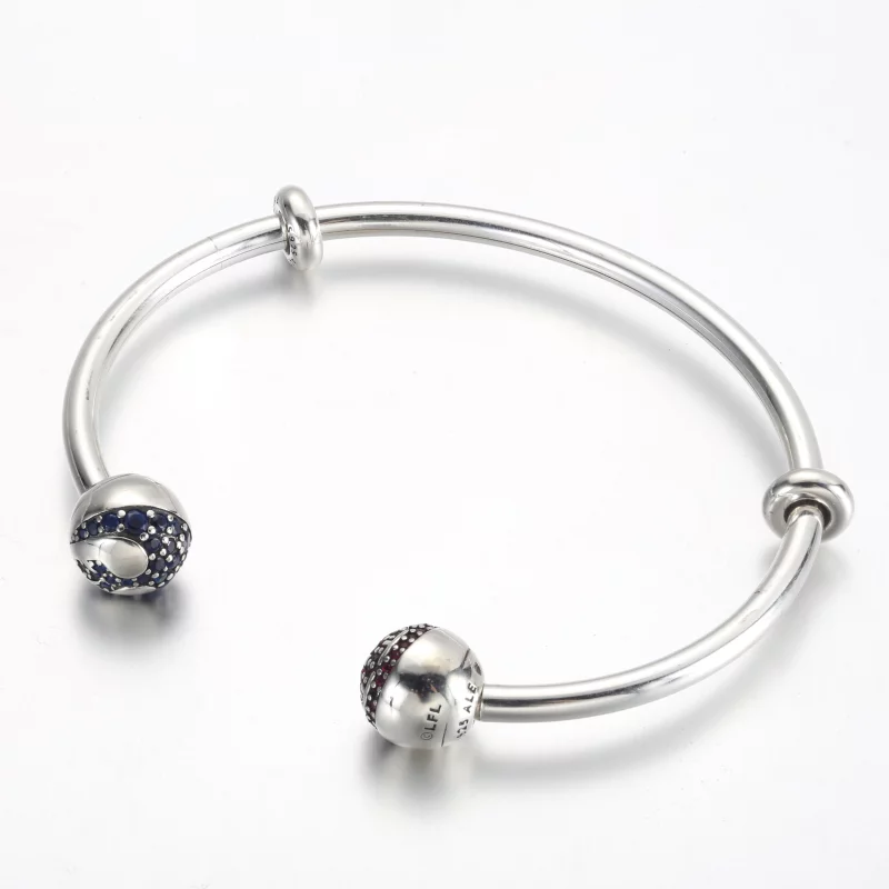 (image pour) Bracelet ouvert Pandora Moments Star Wars™ Logo Côté Lumineux et Côté Obscur - 5 - Afficher 2