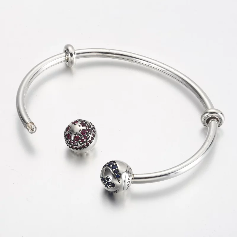 (image pour) Bracelet ouvert Pandora Moments Star Wars™ Logo Côté Lumineux et Côté Obscur - 5 - Afficher 4