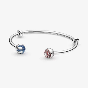 (image pour) Bracelet ouvert Pandora Moments Star Wars™ Logo Côté Lumineux et Côté Obscur - 591139C01