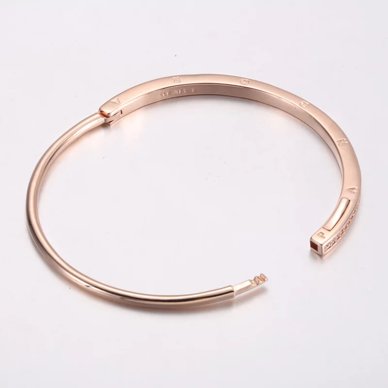 (image pour) Bracelet Signature I-D Serti Pavé de Pandora - 582313C01 - Afficher 3