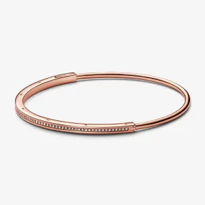 (image pour) Bracelet Signature I-D Serti Pavé de Pandora - 582313C01